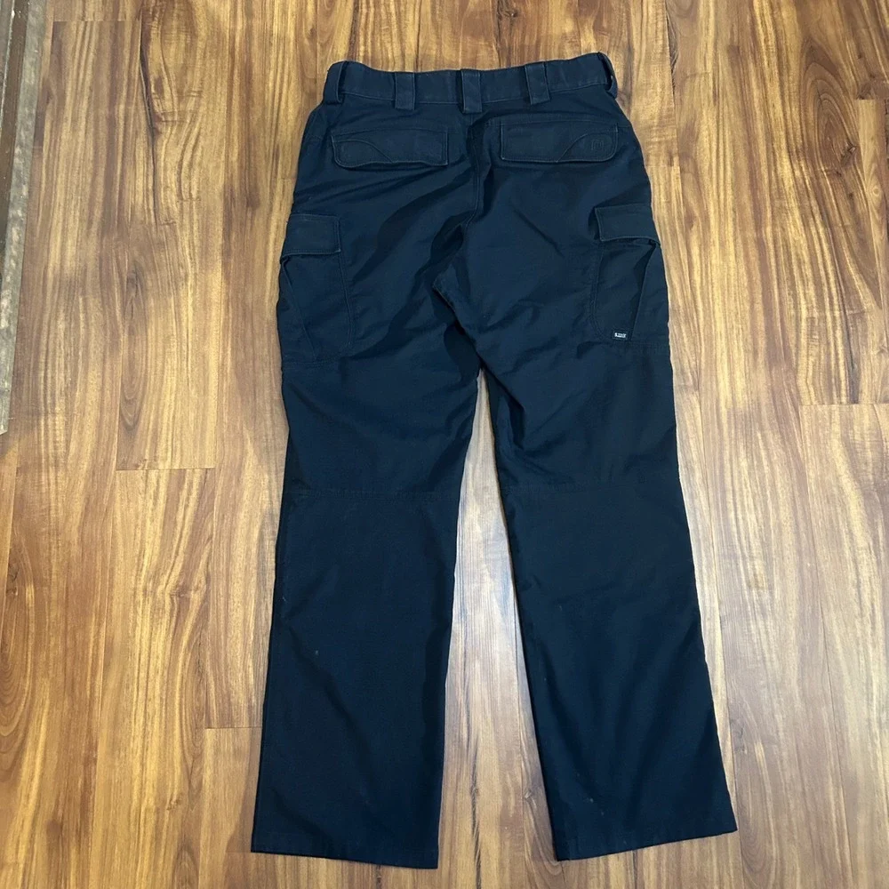 5.11 Tactical Mens Black Ripstop Cargo Pants 32x32 Work Outdoor Utility